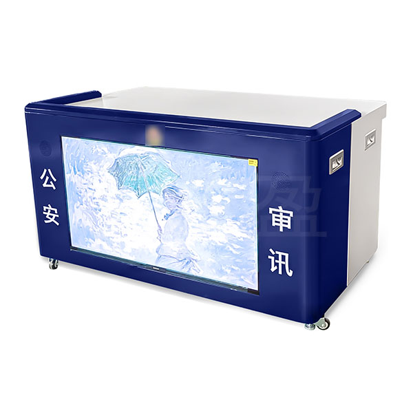 GZZ-08型钢制蓝白审讯桌